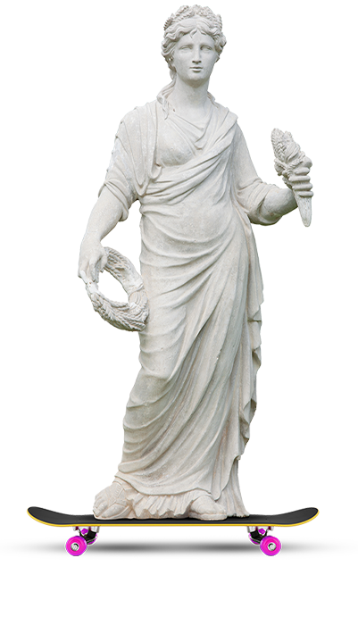 VIOOH_Statue-Skateboard